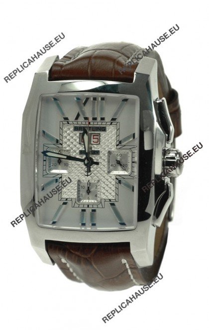 Breitling For Bentley Swiss Flying B ChronographÂ Watch in Brown Strap