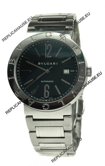Bvlgari Automatic Swiss Replica Watch in Black Dial