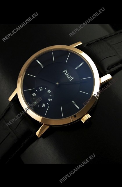 Piaget Minute RepeaterÂ Swiss Replica Watch in Black