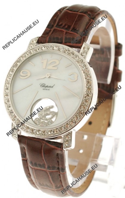 Chopard Happy Diamond Swiss Replica Watch in Diamond Bezel