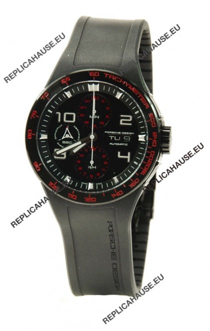 Porsche Design P'6341 Limited 336/935 Swiss Replica Watch in Black