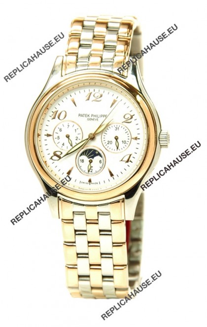 Patek Philippe Grand Complications Japanese Replica Gold Watch in Arabic Hour Markers