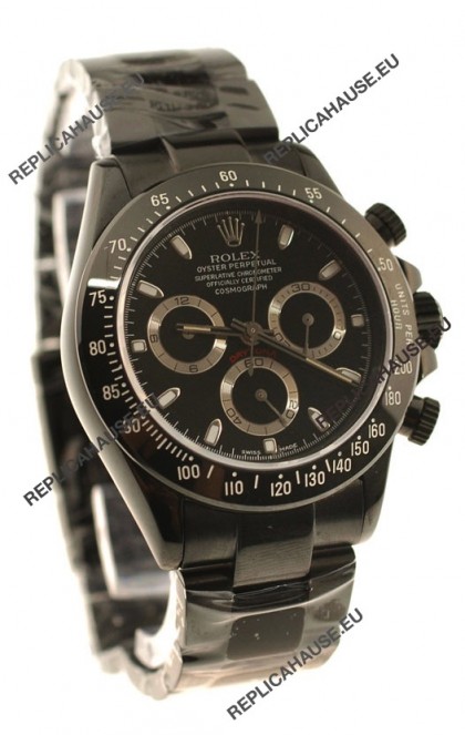 Rolex Daytona Cosmograph 2011 Edition Swiss Watch in Black