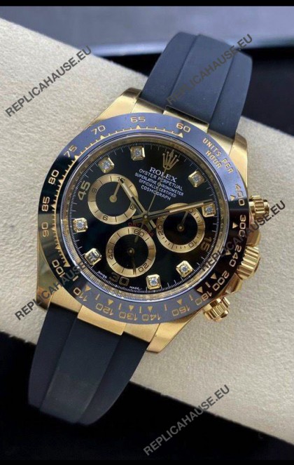 Rolex Cosmograph Daytona M116518LN-0078 Yellow Gold Original Cal.4130 Movement - 904L Steel Watch