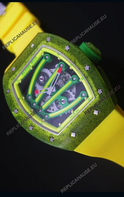 Richard Mille RM059 Yohan Blake Edition Swiss Replica Watch in Yellow Bezel