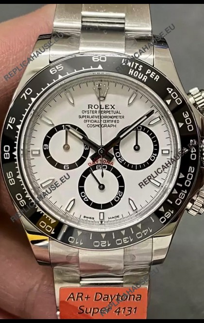 Rolex Cosmograph Daytona M126500LN White Dial Original Cal.4131 Movement - 904L Steel Watch