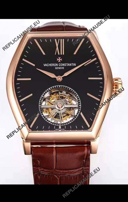 Vacheron Constantin Malte Tourbillon 1:1 Mirror Quality Rose Gold Swiss Replica Watch 