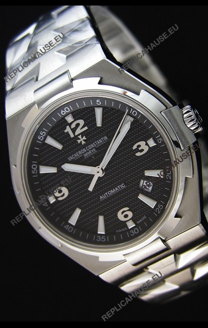 Vacheron Constantin Overseas Black Dial Swiss Replica Watch 