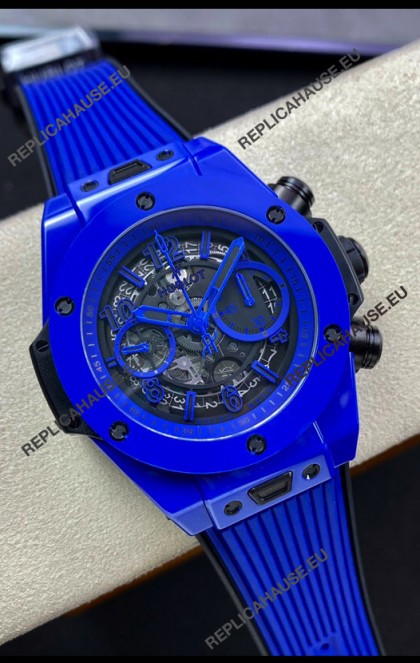 Hublot Big Bang Unico Blue PVD 1:1 Mirror Edition Swiss Replica Watch