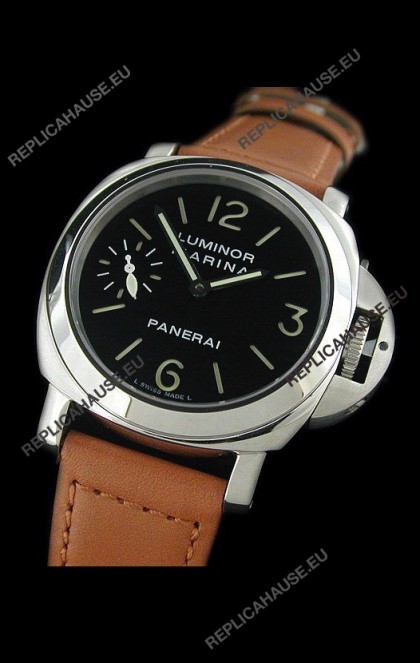 Panerai Luminor Marina Pam111 Swiss Watch - Super Luminous Hour Markers