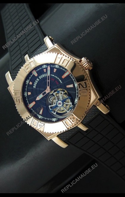 Roger Dubuis Tourbillon ExcaliburÂ Swiss Watch in Blue Dial