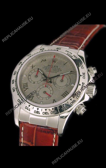 Rolex Oyster Cosmograph Swiss Replica Watch in Meteorite Grey Dial