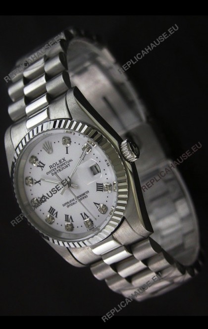 RolexÂ Datejust Oyster Perpetual Diamonds Swiss Watch