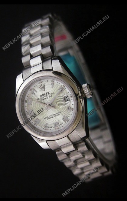 RolexÂ Datejust Oyster Perpetual Superlative ChronoMeter Japanese Steel Watch 