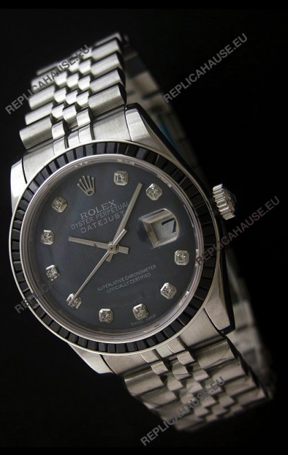 Rolex Datejust SwissÂ Replica Automatic Watch in Grey Dial