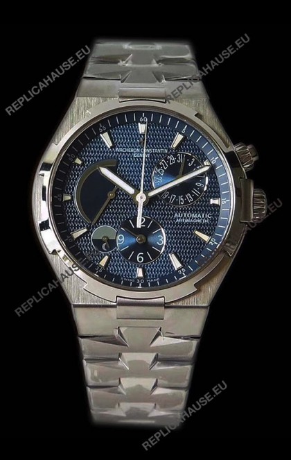 Vacheron Constantin Overseas Dual Time Blue Dial Swiss Watch