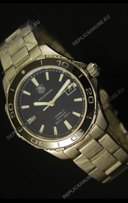 Tag Heuer Aquaracer Calibre 5 Black Dial Swiss Watch - 1:1 Mirror Edition