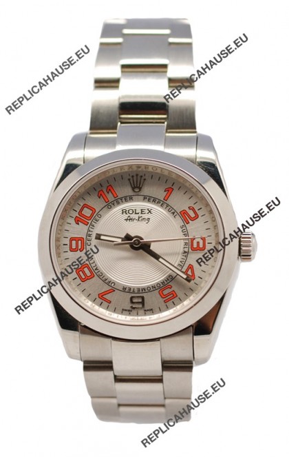 Rolex Oyester Perpetual Air King Swiss Replica Watch in Metalic Dial