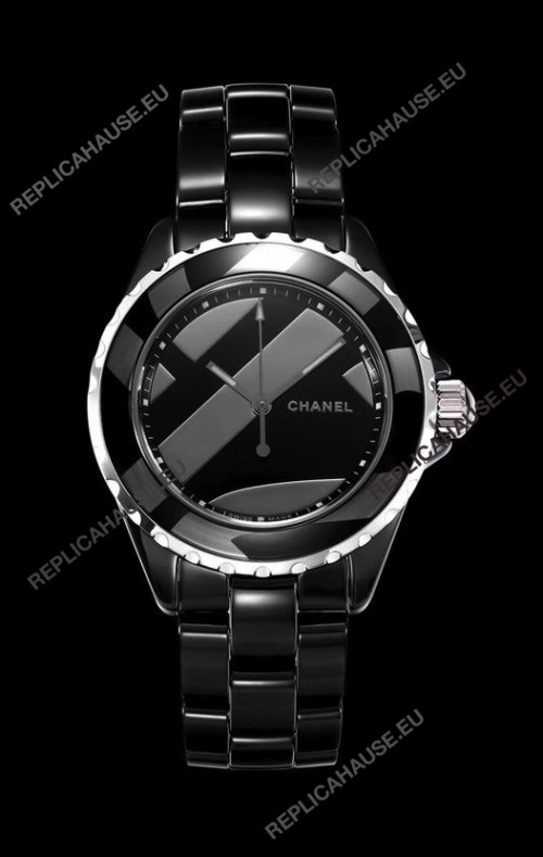 Chanel J12 Untitled White Ceramic Casing Watch 1:1 Mirror Replica