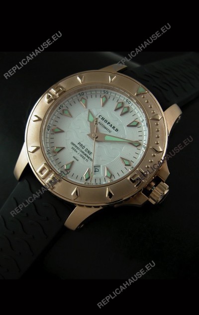 Chopard LUC Pro One Chronometer Swiss Replica Rose Gold Watch