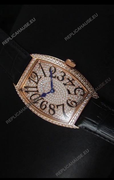 Franck Muller Master of Complications Casablanca Ladies Watch in Rose Gold Case 
