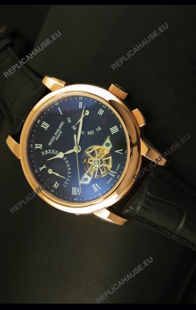 Patek Philippe Grand Complications Tourbillon Automatic Watch in Pink Gold