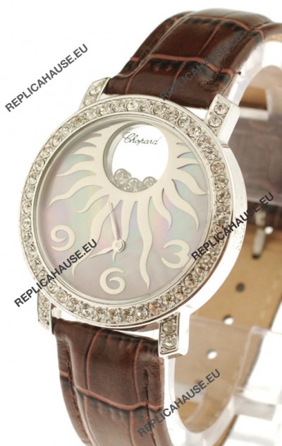 Chopard Happy Diamond Swiss Watch in Pearl Dial