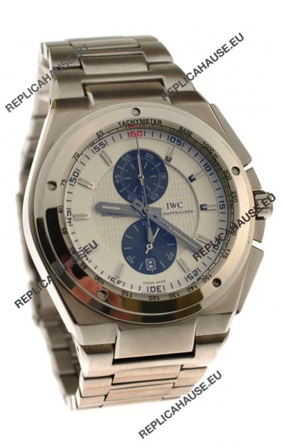 IWC Ingenieur Chronograph Japanese Watch in White Dial