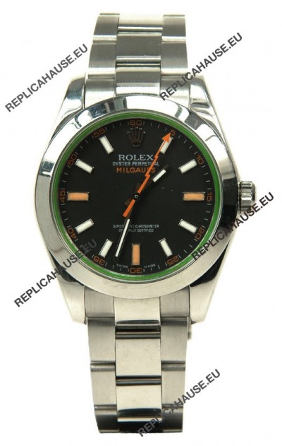 Rolex Milgauss Swiss Replica Watch - 40MM - 1:1 Mirror Replica