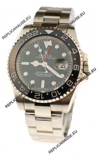 Rolex GMT Masters II Swiss Replica Watch in Ceramic Bezel