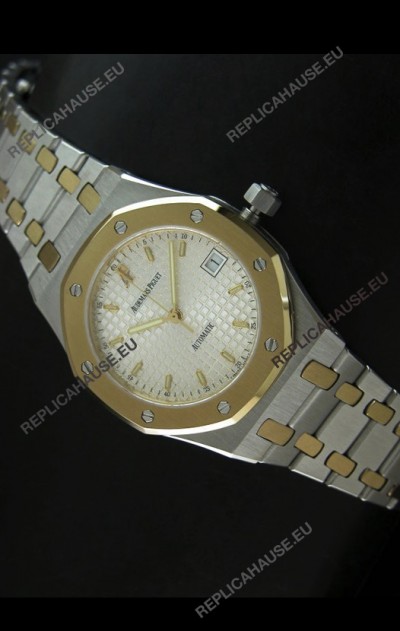 Audemars Piguet Royal Oak Swiss Watch Two Tone Gold/Steel Plating - MIRROR REPLICA