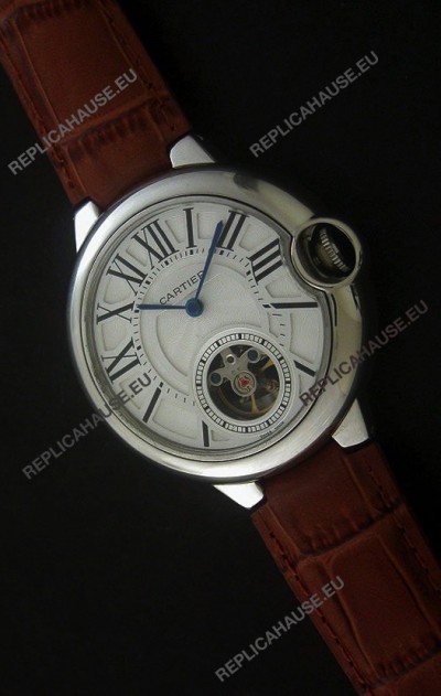 Cartier Ballon de Japanese Replica Watch in White Dial