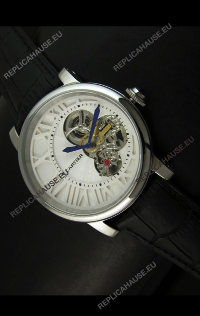 Rotonde De Cartier Cadran Love Japanese Replica Watch - Stainless Steel Case