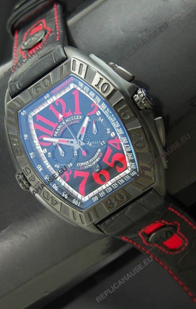 Franck Muller SingaporeGP Series 2009 Japanese Replica Watch in Blue Dial