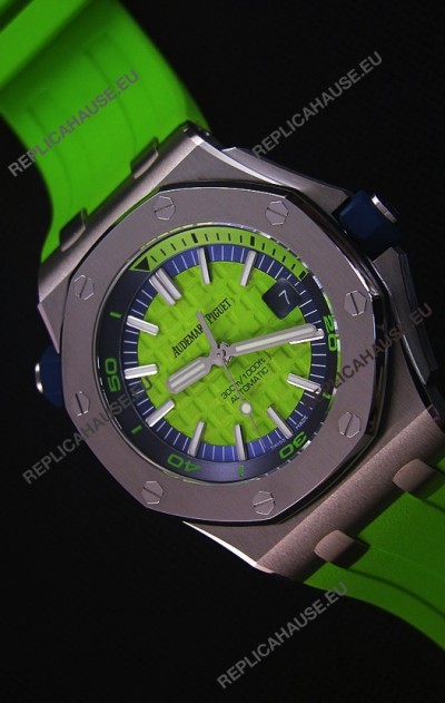 Audemars Piguet Royal Oak New Diver 1:1 Swiss Replica Watch in Green