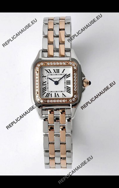 PANTHERE de Cartier Edition 22mm 1:1 Mirror Swiss Watch Rose Gold Two Tone Casing
