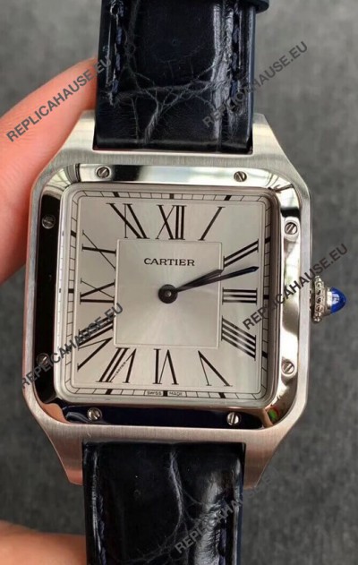 Cartier Santos Dumont 1:1 Mirror Swiss Replica Watch in Steel Casing 38MM