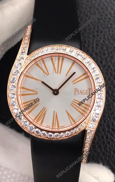 Piaget Limelight Gala Edition 1:1 Mirror Quality Swiss Quartz Replica Watch Rose Gold 
