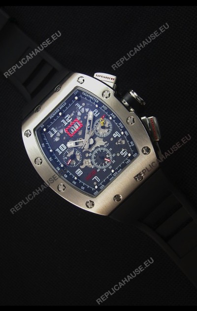 Richard Mille RM011 Japanese Replica Watch in Stainless Steel Case