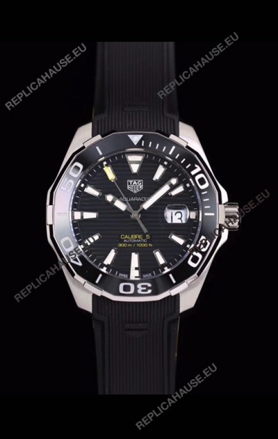 Tag Heuer Aquaracer Calibre 5 1:1 Mirror Replica Watch Black Dial