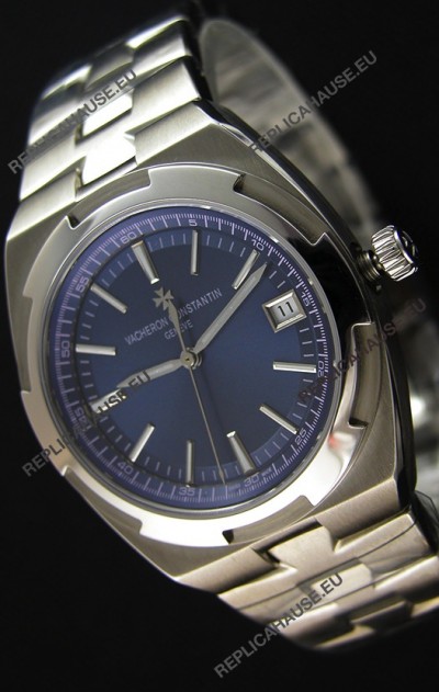 Vacheron Constantin Overseas Blue Dial Swiss Replica 1:1 Mirror Watch 