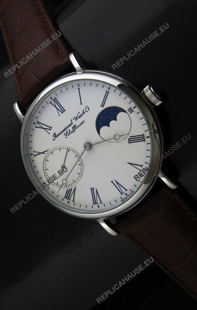 IWC Vintage Portifino MoonPhase Japanese Replica WatchÂ in White