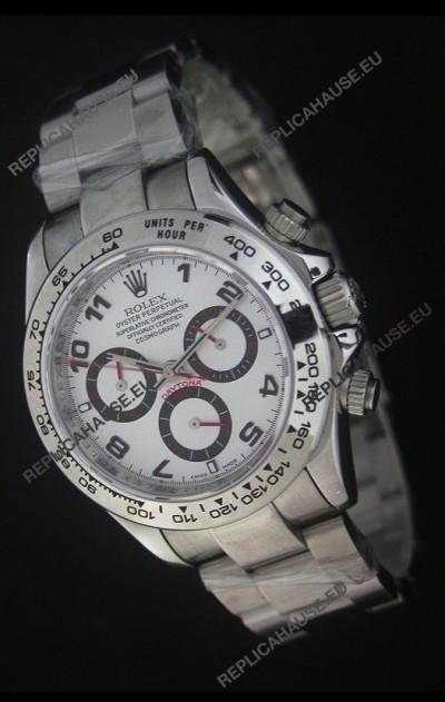 Rolex Daytona Cosmograph Swiss Replica Stainless Steel Watch 