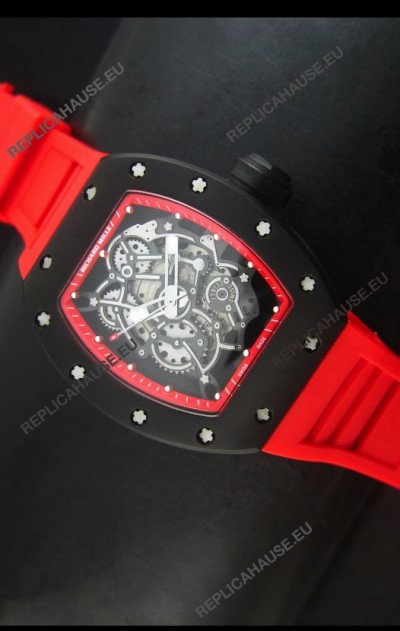 Richard Mille RM055 Bubba Watson Swiss Replica Watch in Black
