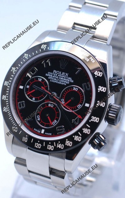 Rolex Project X Daytona Limited Edition Series II Cosmograph MonoBloc Cerachrom Swiss Watch in Black Dial